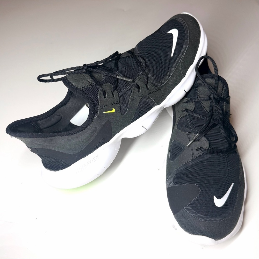 Nike Women’s Free RN 5.0 AQ1316-003 Black Lace Up Light Weight Sneakers Size- 11